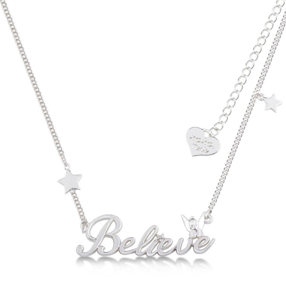 Disney Couture Tinker Bell Believe Necklace